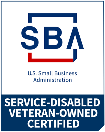 SBA Certified: Service-Disabled Veteran-Owned Small Business